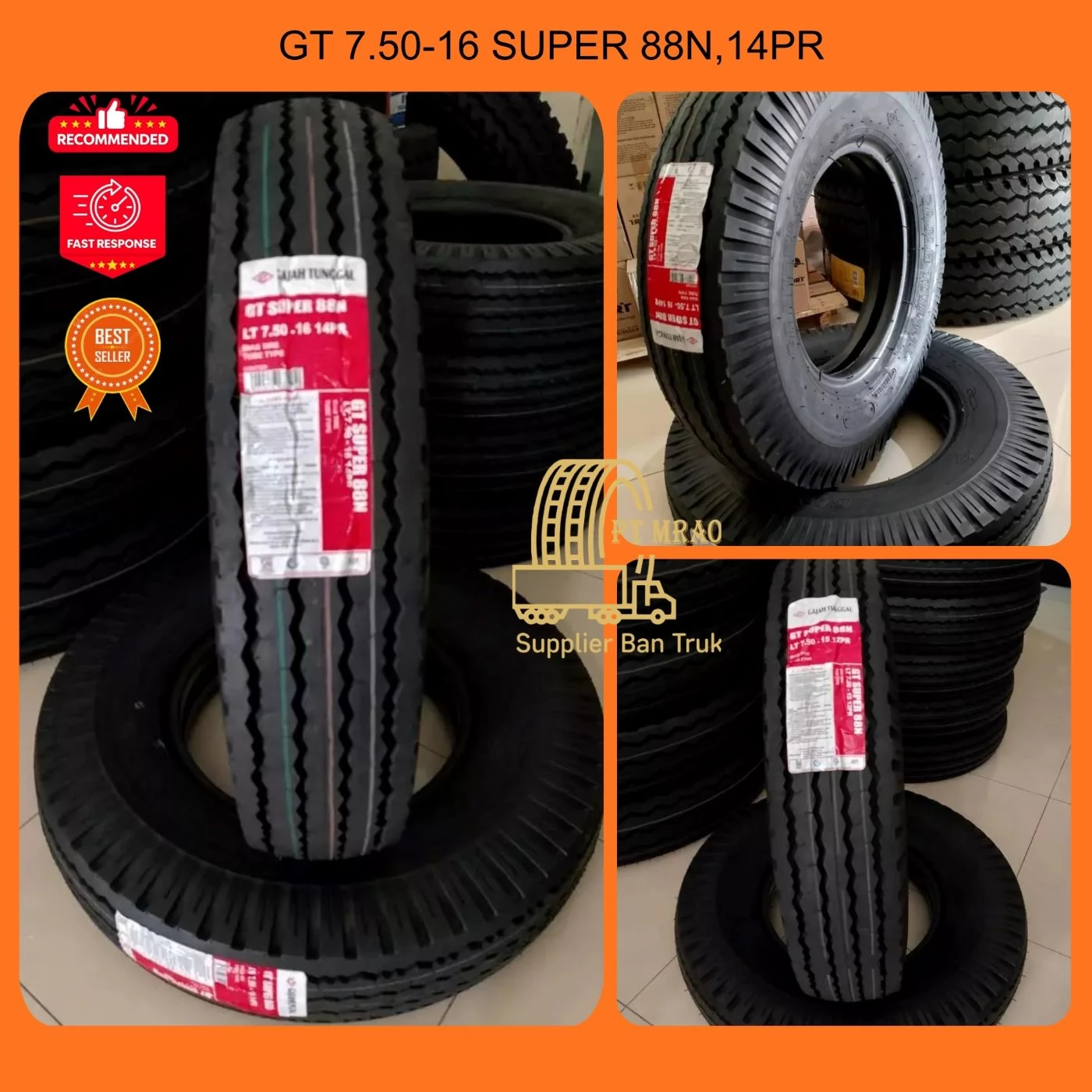 Ban Truk Kontainer Engkel Dump Elf Pickup Terbaik dan Terpercaya Murah di Bekasi Dunlop, Bridgestone, GT Radial, Altalite, Michelin, Goodride, Linglong, Giti GSL, Triangle, Roadcruza, Maxxis